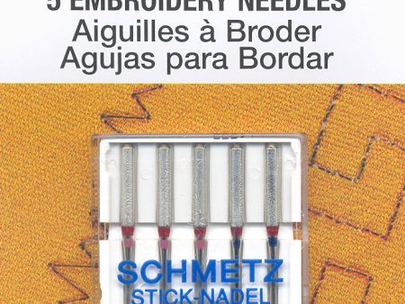 SCHMETZ embroidery needles - assorted carded 5 pieces Sale