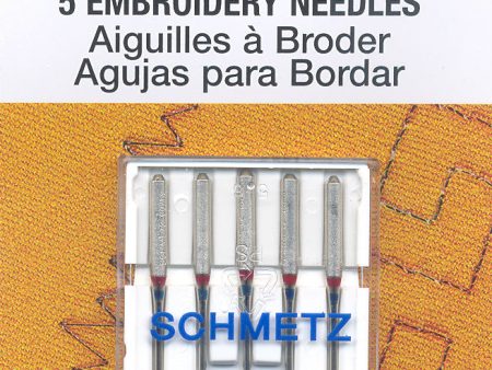 SCHMETZ embroidery needles - 90 14 carded 5 pieces Online