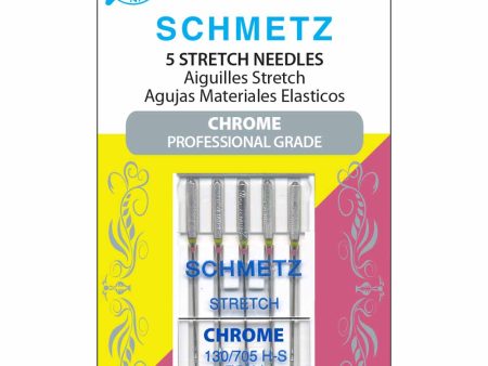 SCHMETZ #4022 Chrome Stretch - 75 11 - 5 needles For Sale