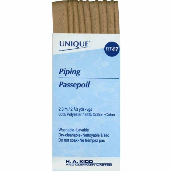 UNIQUE Cord Piping 2.3mTaupe 760 Online now