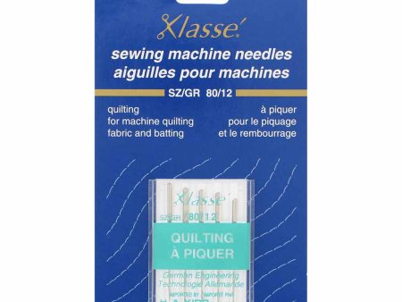 KLASSE´ Quilting Needles Carded - Size 80 12 - 5 count For Discount