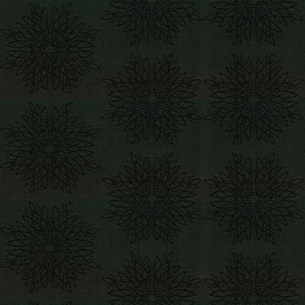 9 x 9 inch Home Decor fabric swatch - Crypton Continuous 9009 Black For Cheap