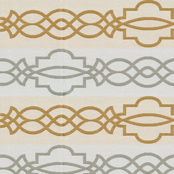 9 x 9 inch Home Decor fabric swatch - Crypton Gate 6003 Natural Supply