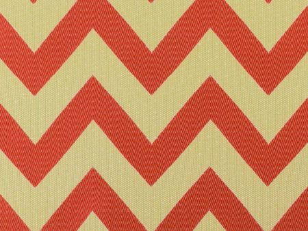 9 x 9 inch Fabric Swatch - Home Decor Fabric - Illinois - Chevron chic - Red Cheap