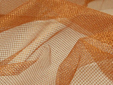 Lurex Mesh - Orange Sale