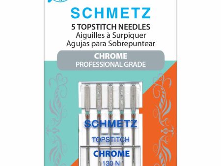 SCHMETZ #4092 Chrome Topstitch - 80 12 - 5 needles Fashion