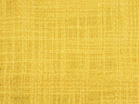 9 x 9 inch Home Decor Fabric Swatch - Home Decor Fabric - The Essentials - Bouclé luxor - Yellow Sale