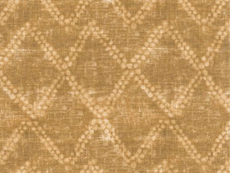 9 x 9 inch Fabric Swatch - Home Decor Fabric - Illinois - Shibori diamond - Brown Online Sale