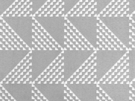 9 x 9 inch Home Decor Fabric Swatch - Home Decor Fabric - Stapleton - Samar II - Silver on Sale