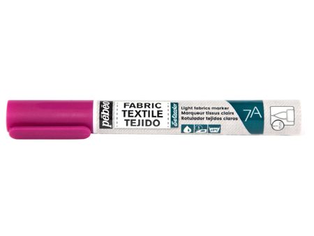 7A LIGHT FABRICS MARKER 1 MM PINK For Sale