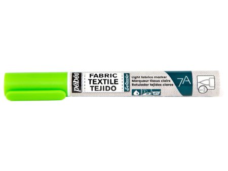 7A LIGHT FABRICS MARKER 1 MM FLUO GREEN Online now