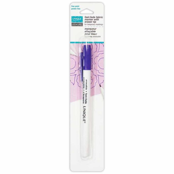 UNIQUE SEWING Fast Fade Fabric Marker with Eraser Tip - Purple on Sale