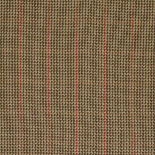 9 x 9 inch Home Decor Fabric - Iowa - Bennett - Brown For Sale