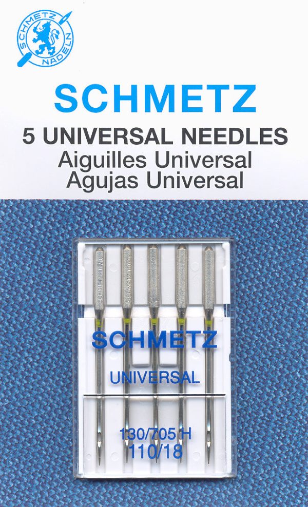 SCHMETZ universal needles - 110 18 carded 5 pieces Online now