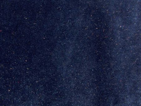 6 x 6 Fashion Fabric Swatch - Stretch Velvet 4-Way - Navy Online