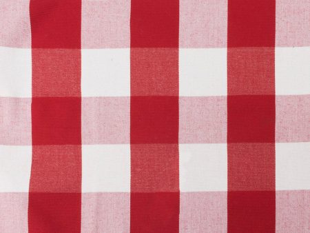 9 x 9 inch Fabric Swatch - Home Decor Fabric - The Essentials - Check Glasgow Red Fashion