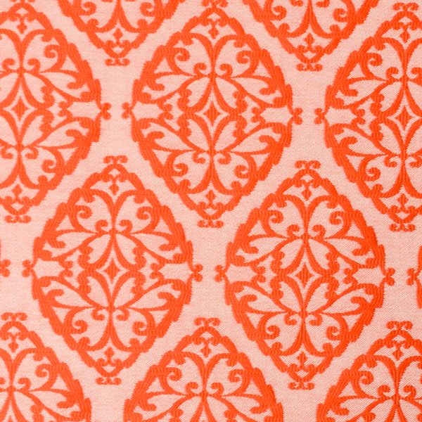 9 x 9 inch Fabric Swatch - Home Decor Fabric - PK Studio - Stencil study Orange Supply