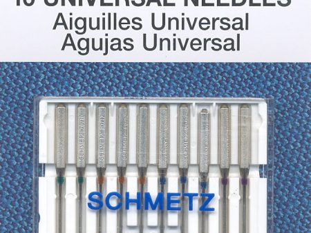 SCHMETZ universal needles - assorted 70-100 carded 10 pieces Online now