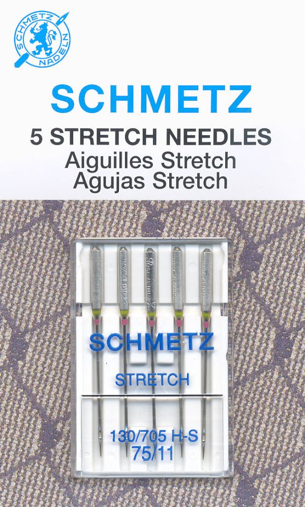 SCHMETZ stretch needles - 75 11 carded 5 pieces on Sale