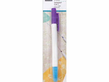 UNIQUE SEWING 2-in-1 Dual-Tip Wash-out Air Erasable Marking Pen - Fine Supply