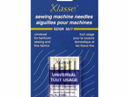 KLASSE´ Universal Needles Carded - Size 55 7 - 5 count Online Sale