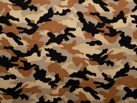 CLUB HOUSE Cotton print - Camouflage - Beige Hot on Sale