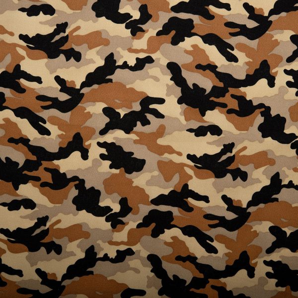 CLUB HOUSE Cotton print - Camouflage - Beige Hot on Sale