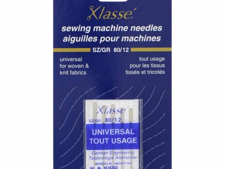 KLASSE´ Universal Sharps Needles Carded - Size 80 12 - 5 count Supply