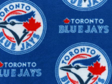 Toronto Blue Jays - Baseball Anti-pill Fleece Prints - Blue Discount