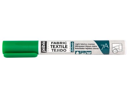 7A LIGHT FABRICS MARKER 1 MM GREEN For Discount