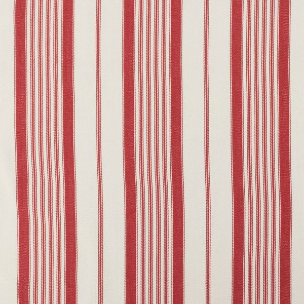 9 x 9 inch Fabric Swatch - Home Decor Fabric - The Essentials - Stripe I Glasgow Red For Discount