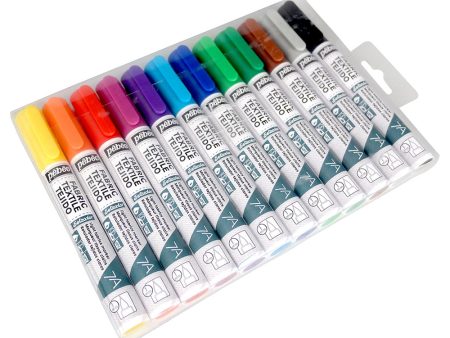 7A LIGHT FABRICS MARKER 1 MM SET OF 12 ASSORTED MARKERS Online Hot Sale