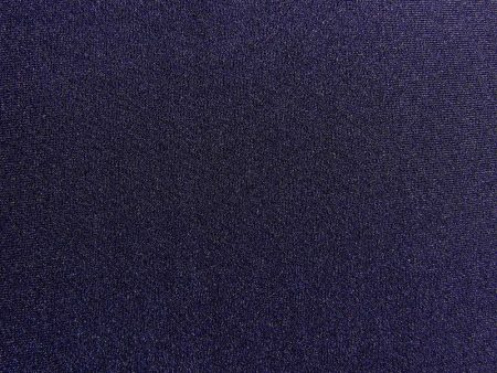 6 x 6 Fashion Fabric Swatch - Stretch Euro Tricot  4-Way - Navy For Sale