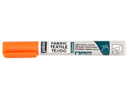 7A LIGHT FABRICS MARKER 1 MM ORANGE Online now