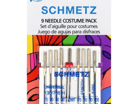 SCHMETZ #1850 Costume Needles Pack Carded - Assorted - 9 count For Discount