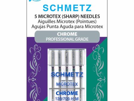 SCHMETZ #4029 Chrome Microtex - 70 10 - 5 needles Online